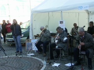 Göta River Jazzmen med vokalist  